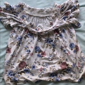 American eagle off shoulder shirt